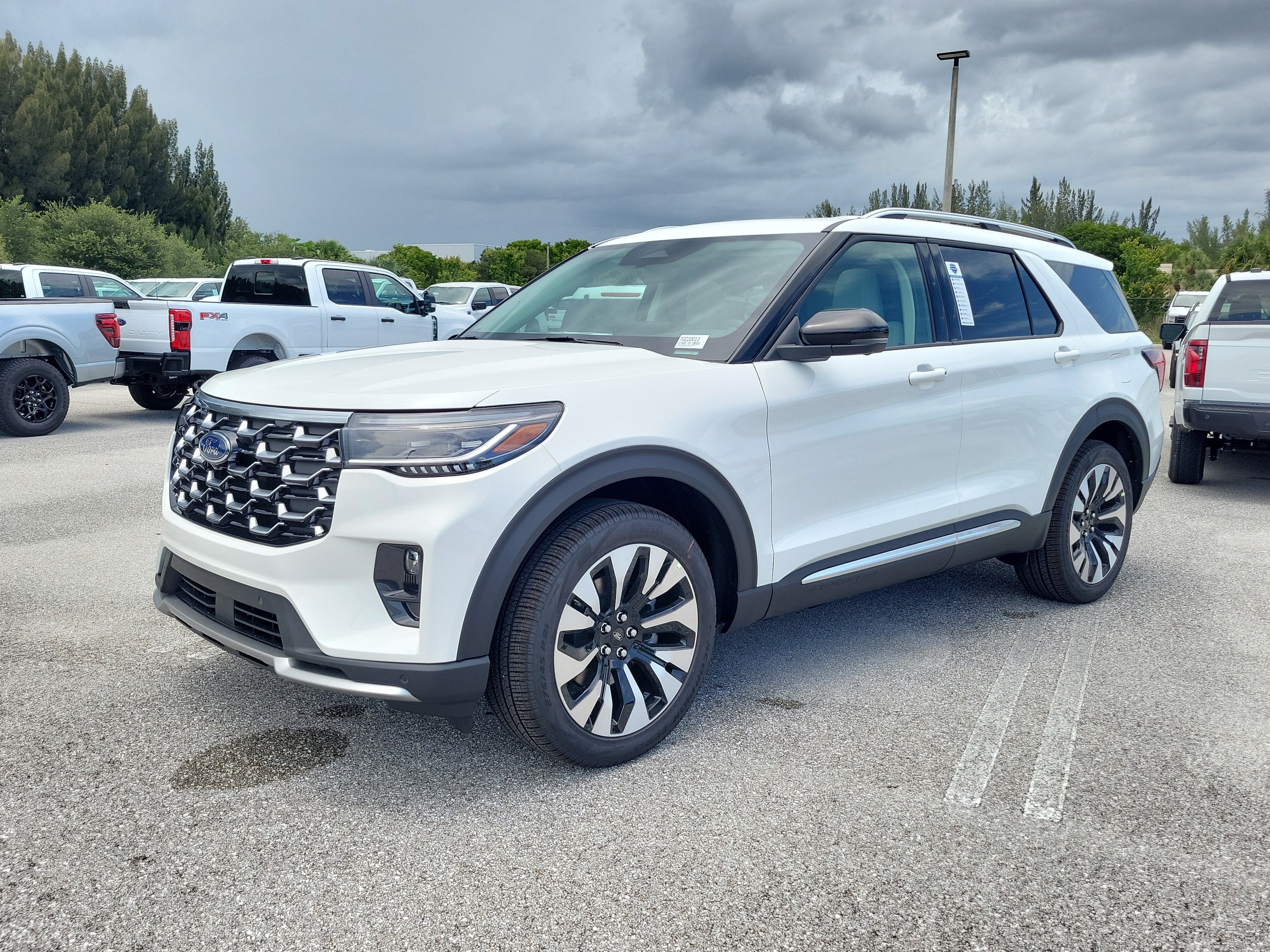 2026 Ford Explorer — rear three-quarter view